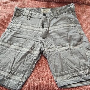 Free Planet Gray Flat Front Shorts